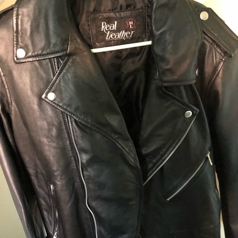 Biker Jacket (Real Leather)
